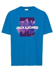 ανδρική μπλούζα jack & jones 12256159 μπλε ραφ