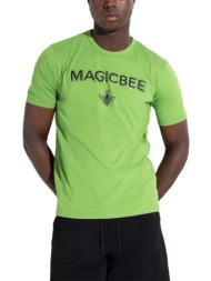 ανδρική μπλούζα magic bee 2407-neon green πράσινο