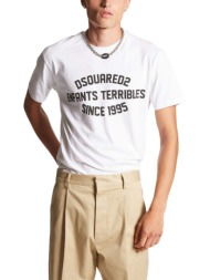 ανδρική μπλούζα dsquared s74gd1220d20014-100 ασπρο