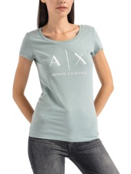 γυναικεία μπλούζα armani exchange 8nyt70-yj16z-1872 σιελ