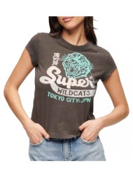 γυναικεία μπλούζα superdry w1011391a-06a γκρί