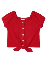 παιδική μπλούζα για κορίτσι mayoral 24-03086-031 κόκκινο