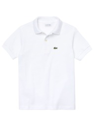 παιδική μπλούζα lacoste pj2909-001 άσπρο