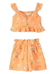 παιδικό σετ μπλούζα για κορίτσι ebita 242263 πορτοκαλί
