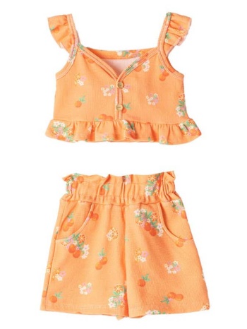 παιδικό σετ μπλούζα για κορίτσι ebita 242263 πορτοκαλί σε προσφορά