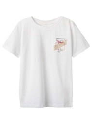 παιδική μπλούζα για αγόρι name it 13228237-brightwhite άσπρο