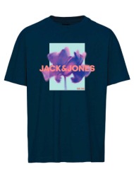 ανδρική μπλούζα jack & jones 12256159 πετρόλ