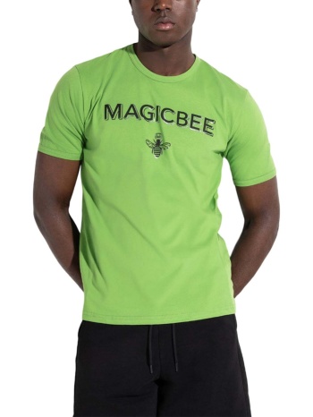 ανδρική μπλούζα magic bee 2407-neon green λαχανι