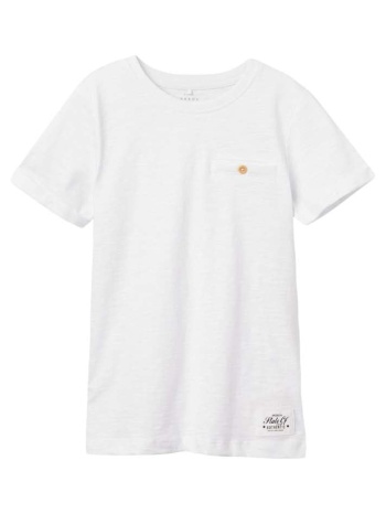 παιδική μπλούζα για αγόρι name it 13201047-brightwhite άσπρο σε προσφορά