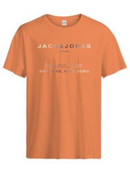 ανδρική μπλούζα jack & jones 12256771-tangerine πορτοκαλί