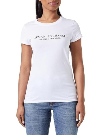 γυναικεία μπλούζα armani exchange 8nytabyjg3z-1000 ασπρο