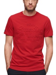 ανδρική μπλούζα superdry m1011908a-50v κόκκινο