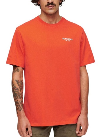 ανδρική μπλούζα superdry m6010805a-2ln πορτοκαλί σε προσφορά