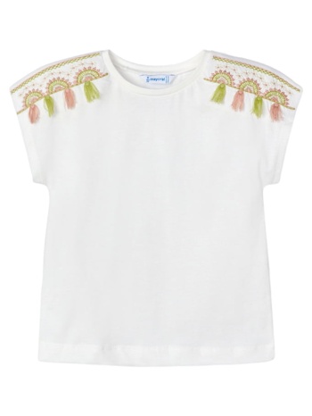 παιδική μπλούζα για κορίτσι mayoral 24-03081-056 άσπρο σε προσφορά