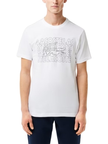 ανδρική μπλούζα lacoste th7505-001 άσπρο σε προσφορά