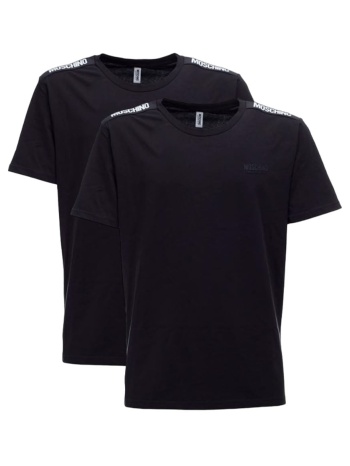 ανδρικό σετ 2 μπλούζες moschino a0786-4301-0555 μαύρο σε προσφορά
