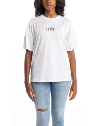 γυναικεία βαμβακερή μπλούζα dsquared s80gc0057-s23009-989 regular fit άσπρη