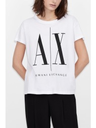 γυναικεία μπλούζα armani exchange 8nytcxyjg3z-1000 ασπρο