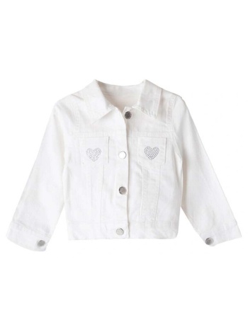 παιδικό μπουφάν για κορίτσι ebita 242213 άσπρο σε προσφορά