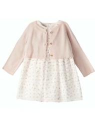 παιδικό σετ φόρεμα για κορίτσι ebita 242503 ροζ