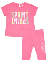 παιδικό σετ μπλούζα για κορίτσι sprint 241-2040-830 φούξια