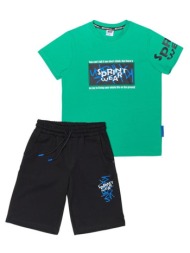 παιδικό σετ μπλούζα για αγόρι sprint 241-3048-052 πράσινο
