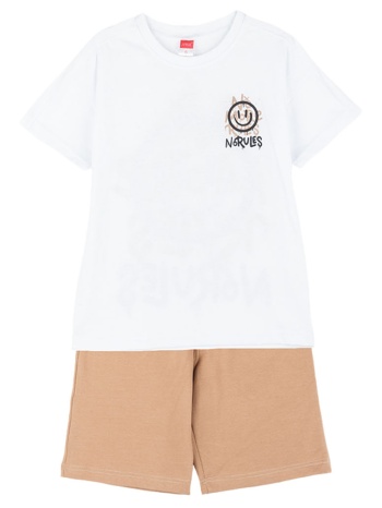 παιδικό σετ μπλούζα για αγόρι joyce 2414124 άσπρο σε προσφορά