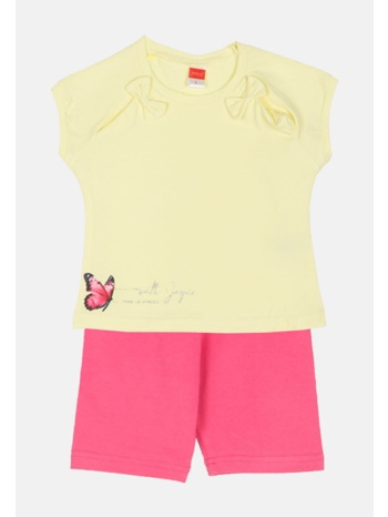 παιδικό σετ μπλούζα για κορίτσι joyce 2411117 κίτρινο σε προσφορά