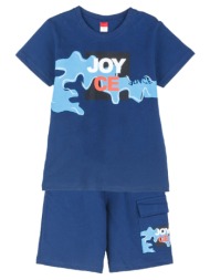 παιδικό σετ μπλούζα για αγόρι joyce 2414126 navy
