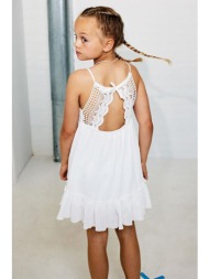 παιδικό αμάνικο φόρεμα name it 13227423 άσπρο