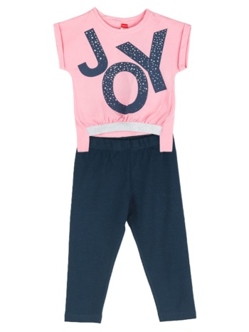 παιδικό σετ μπλούζα για κορίτσι joyce 2413124 ροζ σε προσφορά