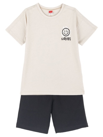 παιδικό σετ μπλούζα για αγόρι joyce 2414124 μπεζ σε προσφορά