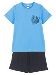 παιδικό σετ μπλούζα για αγόρι joyce 2414157 μπλε ρουά