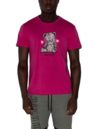 ανδρική μπλούζα κοντομάνικη magic bee 2412 ροζ