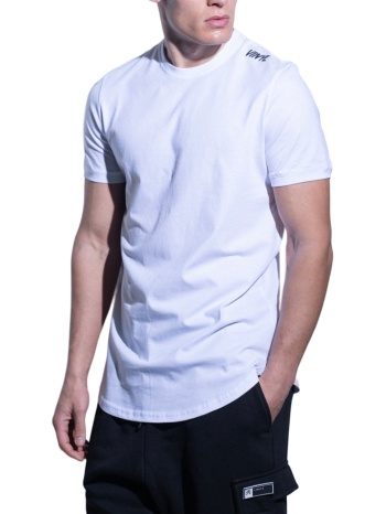 ανδρική μπλούζα κοντομάνικη vinyl 58370-02 ασπρο