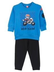 παιδικό σετ μπλούζα για αγόρι joyce 2412105 μπλε ρουά