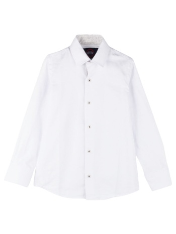 παιδικό πουκάμισο για αγόρι joyce 2444515 άσπρο σε προσφορά