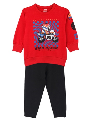 παιδικό σετ μπλούζα για αγόρι joyce 2412105 κόκκινο σε προσφορά