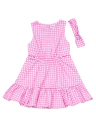 παιδικό φόρεμα για κορίτσι trax 45165 ροζ