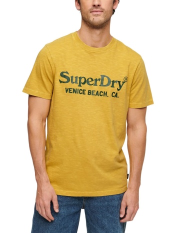 ανδρική μπλούζα superdry m1011893a-2ax κίτρινο σε προσφορά