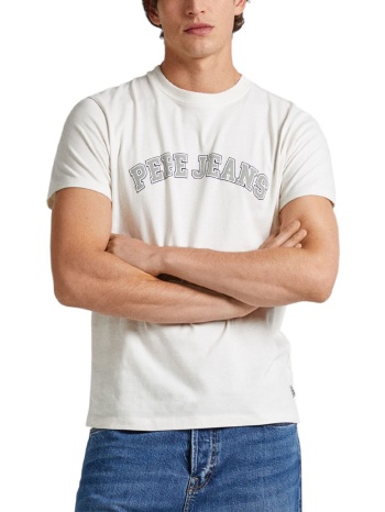 ανδρική μπλούζα pepe jeans pm509220-837 άσπρο σε προσφορά