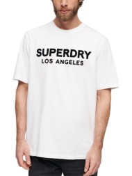 ανδρική μπλούζα superdry m6010805a-t7x άσπρο