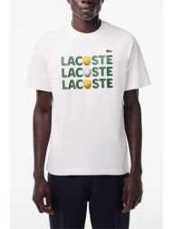 ανδρική μπλούζα lacoste th7370-l001 ασπρο