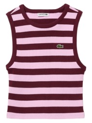 παιδική μπλούζα αμάνικη lacoste tj7733-iu2 ροζ