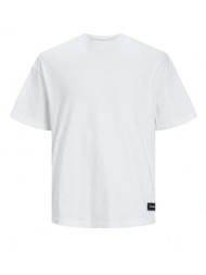 ανδρική μπλούζα jack & jones 12253999-bright white άσπρο