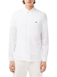 ανδρικό πουκάμισο lacoste ch2933-001 ασπρο
