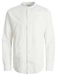 ανδρικό πουκάμισο jack & jones 12248581-white άσπρο