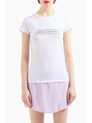 γυναικεία μπλούζα armani exchange 3dyt46yj3rz-1000 ασπρο