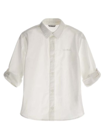 παιδικό πουκάμισο για αγόρι guess l3yh04we5w0-g011 άσπρο σε προσφορά