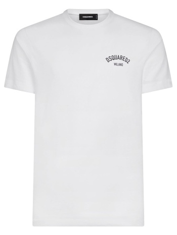 ανδρική μπλούζα dsquared s71gd1392-d20020-100 ασπρο σε προσφορά